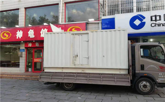 长丰镇出租发电机施工案例